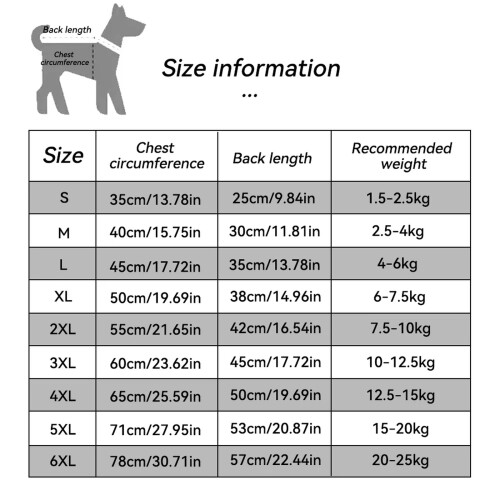 Hundegenser vinter varm gul S-6XL 2