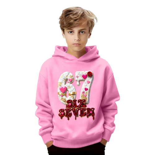 Felpa con cappuccio a maniche lunghe da ragazzo con grafica 2
