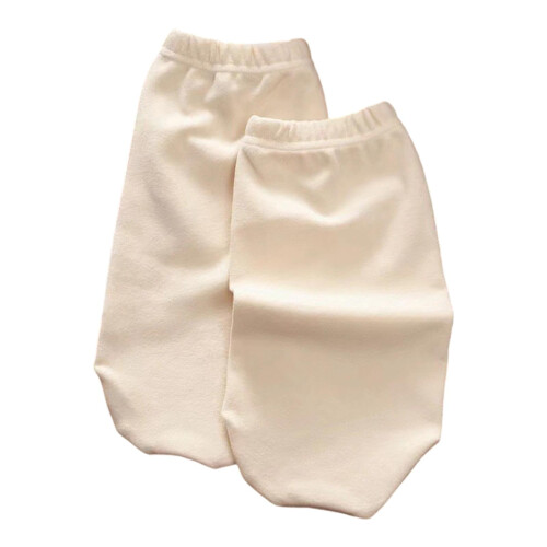 Velvet air conditioning socks double-sided breathable white