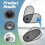 Car Window Sunshade Adjustable Foldable UV Protection Black 6