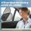 Car Window Sunshade Adjustable Foldable UV Protection Black 5