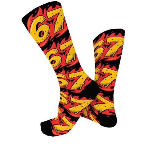 67Socks Graphic Crew Socks 6-pak 1