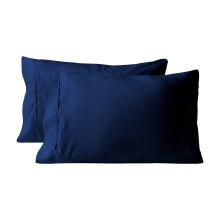 Lot de 2 taies d'oreiller en microfibre – Standard/Queen (51 x 76 cm), rafraîchissantes, ultra douces, fermeture portefeuille, faciles d'entretien