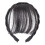 Headband Bangs Hair Extensions Coffee Black Brown 1