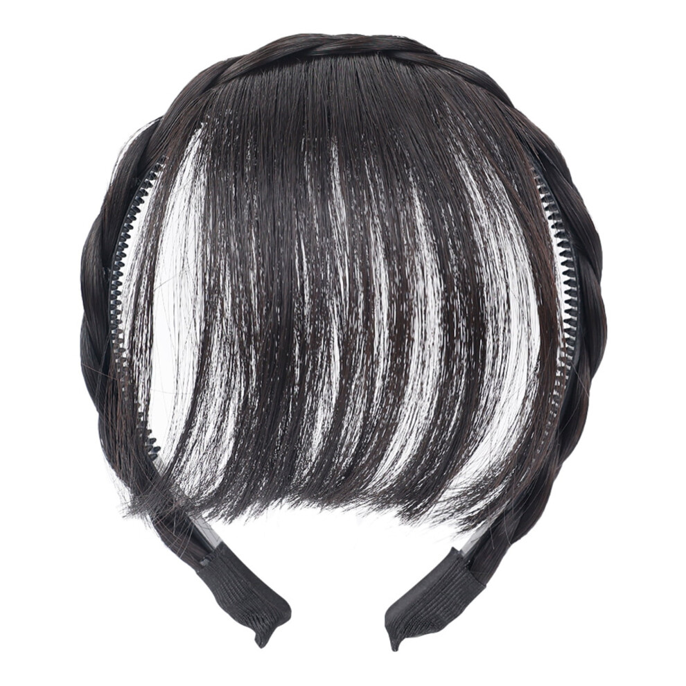 Hair Extension Headband for Bangs Coffee Black Brown Daily