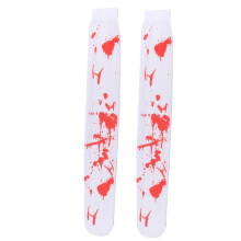 Halloween-Spinnennetz-Overknee-Strümpfe (1 Paar)