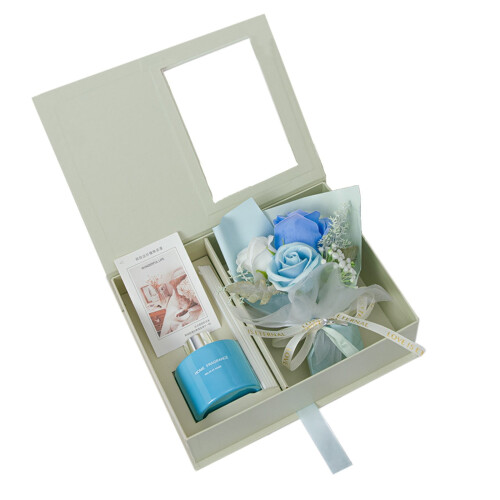 Aromatherapie rozen geschenkmand voor vrouwen (1 set)