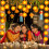 Halloween inomhusljusslinga ringblomma 3 meter 20 LED 1