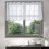 Floral Lace Kitchen Curtain Valance 51"x18" 1