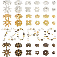 Flower Bead Caps Spacer Set Filigree Iron 720 pcs
