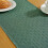 Caminho de mesa boho verde escuro 13x72 polegadas com franjas 3