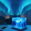 Aurora Light Projector Square 16 Colors Rechargeable 1