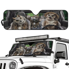 Foldable Windshield Sun Shade for Jeep Wrangler JL
