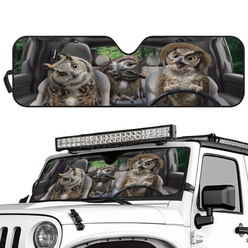 Foldable Windshield Sun Shade for Jeep Wrangler JL