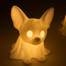 USB Powered Halloween Ghost Dog Lamp Dachshund Shape Cute Pet Night Light