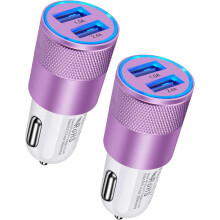 Autolader met dubbele USB 3.4A-aansluiting (2 stuks)