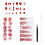 Nagelkristalle, Strasssteine, flache Glassteine 3