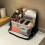 Portable Standing Makeup Bag Waterproof Large Capacity 8