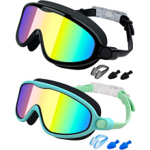 Rantizon Schwimmbrille mit weitem Sichtfeld, Antibeschlag und UV-Schutz 2
