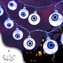 Halloween eyeball string lights 6.5 ft indoor outdoor decor