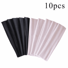 Élastiques à cheveux pour femmes, couleur unie, lot de 10.