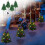 Solcelledrevne julelys til haven, 120 LED'er, 4 stk. 1