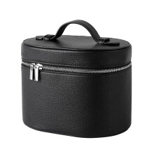 Leren toilettas, waterdicht, met ritssluiting, cosmetisch etui
