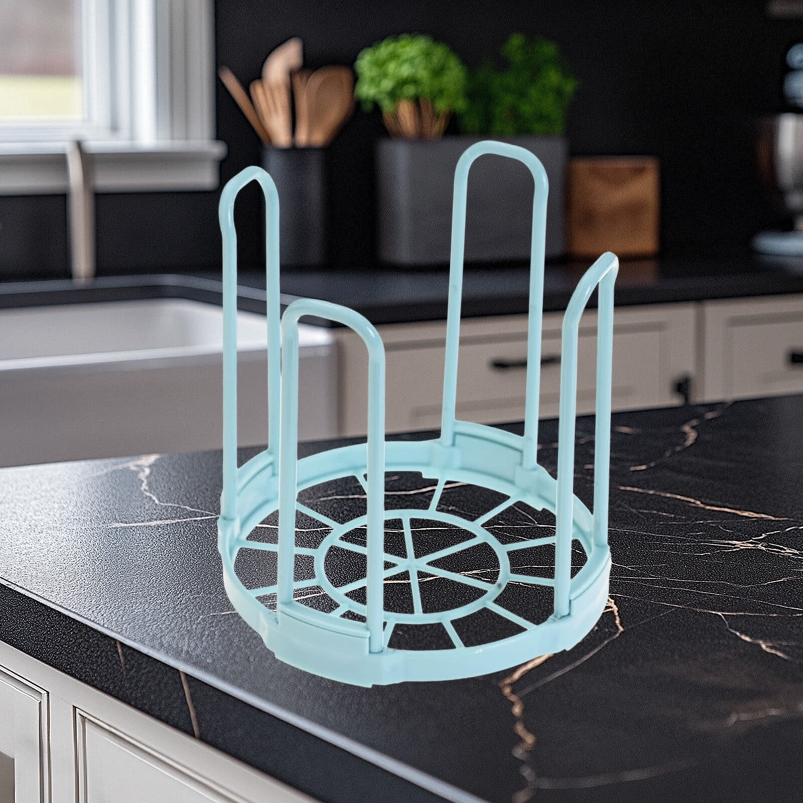 Telescopic Storage Rack Kitchen vertical telescopic rack for stovetop and dining on OnBuy