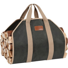 Porte-bûches robuste vert armée 39 x 18 pouces