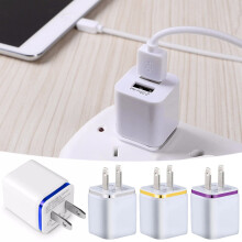 Double USB Wall Charger Adapter for Phones and Devices