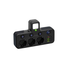 Inteligentná vežová predlžovačka s USB portami a individuálnym