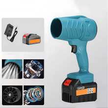 Turbo Fan trådløs løvblåser 130 000 o/min 6-gir blå