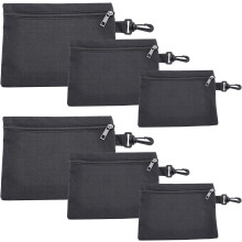 Ensemble de sacs à outils en toile, PVC imperméable, noir, 3 tailles