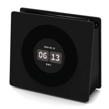 Altavoz Bluetooth con ruido blanco y tocadiscos retro.