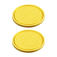 Anti-slip Soft Glue Coaster Set 2 Pieces