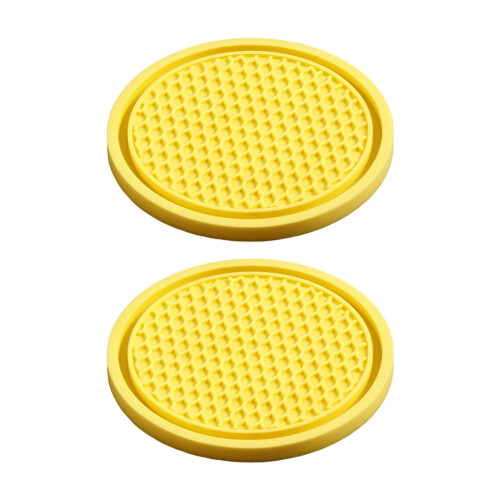 Conjunto de 2 porta-copos antiderrapantes com cola macia