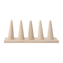 Wood Ring Display Holder Stand for Finger Rings
