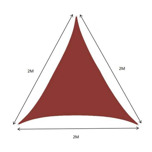 Triangle Shade Sail Sun Protection Canopy 1 Pack 1