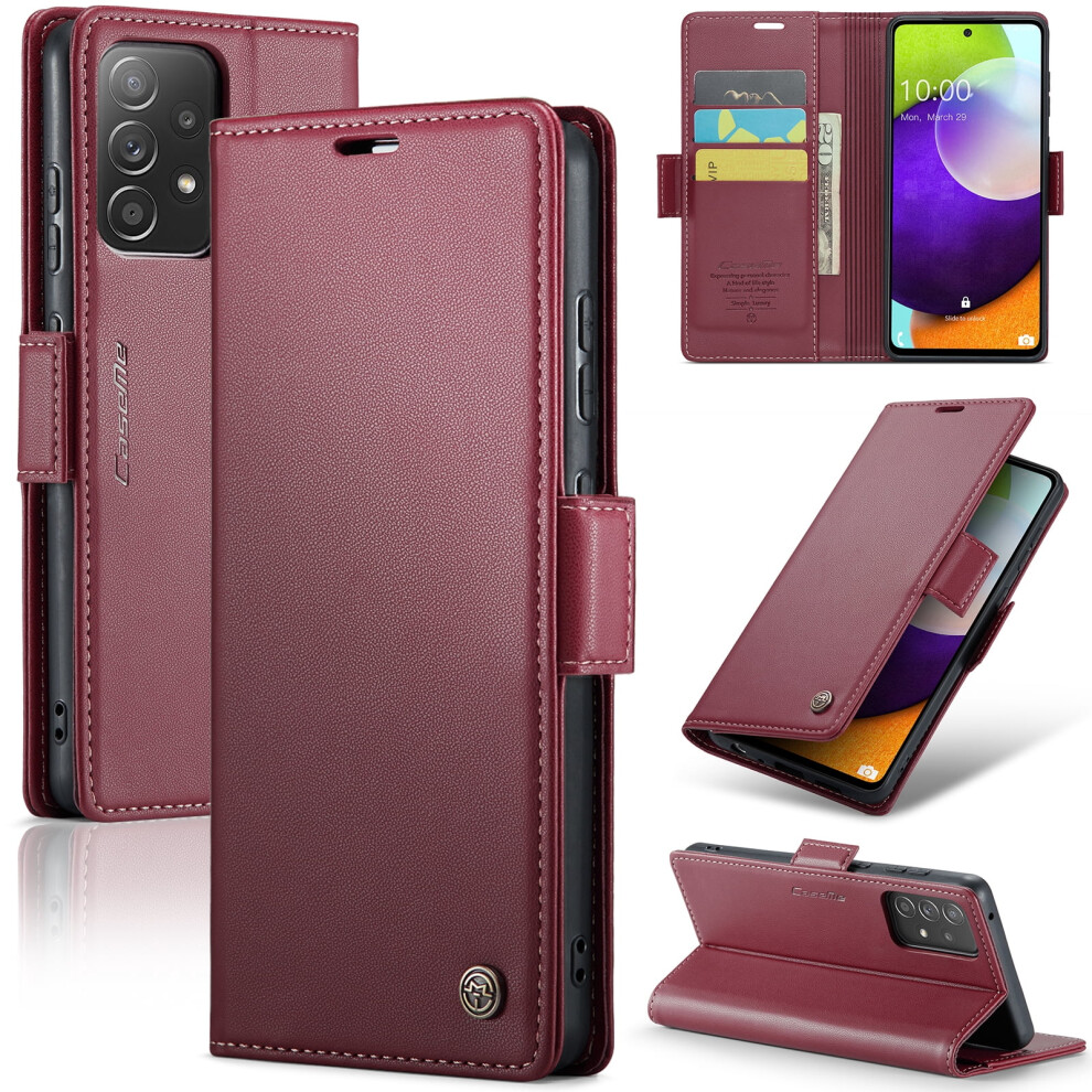 Caseme Leather Wallet Case For Samsung Galaxy A52/A52s 5G 908436808248