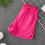 Mädchen-Shorts mit elastischem Bund, Taschen, einfarbig, Pink, 7