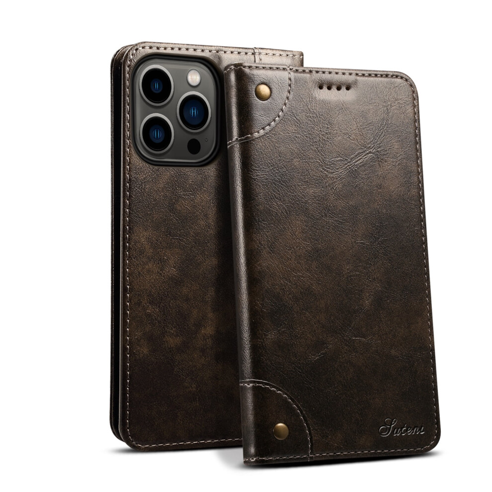Iphone 15 Pro Max Leather Wallet Case With Magnetic 975221414120