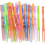 Plastic Fruit Forks Set Multicolor 200Pcs 1