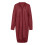 Damen-Strickjacke in Burgunderrot, einfarbig, Oversize-Schnitt 4