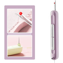 Automatic Needle Threader for Sewing Machines Purple