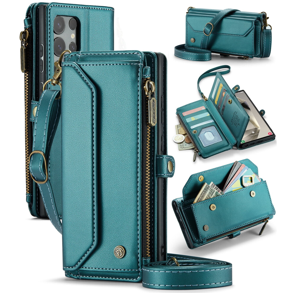 Shieldplus Wallet Case For Samsung Galaxy S25 Ultra Green 908436812504