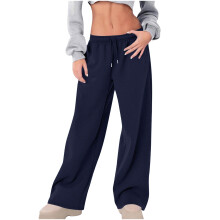 Wide Leg Sweatpant for Womens High Waist Loose Workout Gym Casual Activewear Athletic Pocket Pants