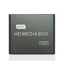 Full HD 1080P Media Player Center MultiMedia Video Player Media Box with -Compatible AV USB /MMC MKV H.264 EU PLUG