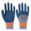 Rubber Latex Coated Work Gloves Crinkle Grip Heavy Duty 1