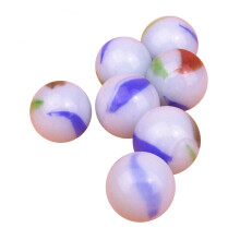 Glass Marbles Assorted Colors Smooth Texture 50 pcs