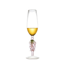 Glass Champagne Flute Set of 1, 8.42 oz, High-Stemmed